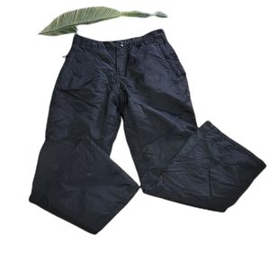 Slalom Black Waterproof‎ Insulated Snowboarding Ski Pants Women Size M.